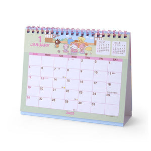 Sanrio Characters 2025 Desk Calendar Seasonal Japan Original   