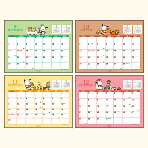 Pochacco 2025 Desk Calendar Stationery Japan Original   