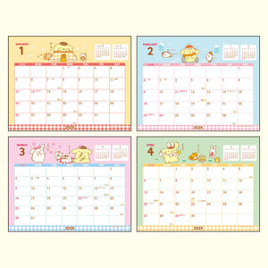 Pompompurin 2025 Desk Calendar Stationery Japan Original   