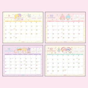 LittleTwinStars 2025 Desk Calendar Stationery Japan Original   