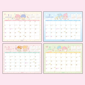 LittleTwinStars 2025 Desk Calendar Stationery Japan Original   