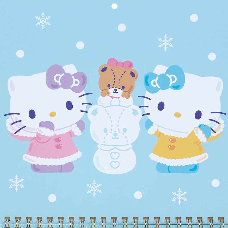 Hello Kitty 2025 Wall Calendar Stationery Japan Original   