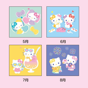 Hello Kitty 2025 Wall Calendar Stationery Japan Original   