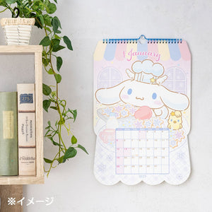 Cinnamoroll 2025 Die-Cut Wall Calendar Stationery Japan Original   