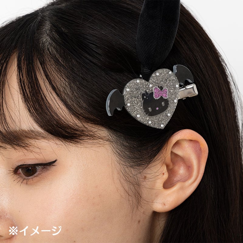 Hello Kitty 2-Pc Hair Clip Set (Naughty and Nice Series) Accessory Japan Original   