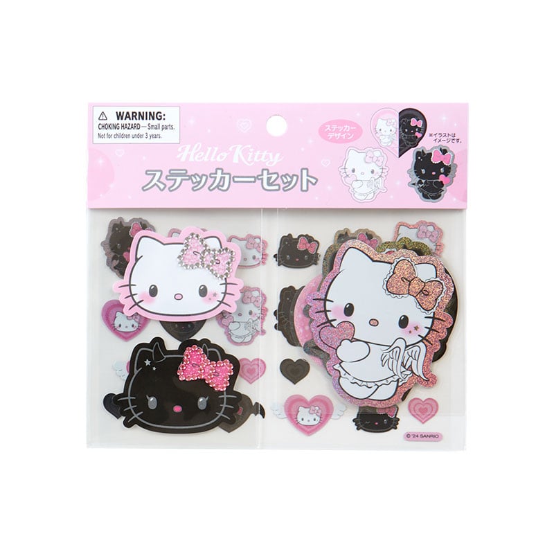 Hello Kitty 29-Pc Mini Sticker Pack (Naughty and Nice Series) Stationery Japan Original   