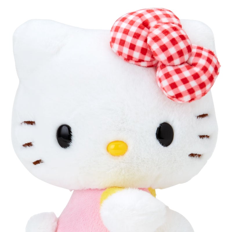 Hello Kitty 50th Anniv. Plush Mascot (Red Gingham Bow) Plush Japan Original