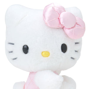 Hello Kitty 50th Anniv. Plush Mascot (Pink Quilted) Plush Japan Original   