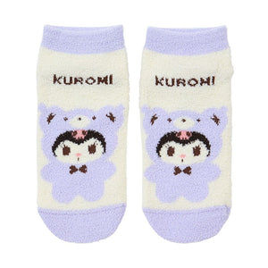 Kuromi Teddy Bear Cozy Ankle Socks Accessory Japan Original   