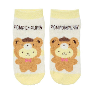 Pompompurin Teddy Bear Cozy Ankle Socks Accessory Japan Original   