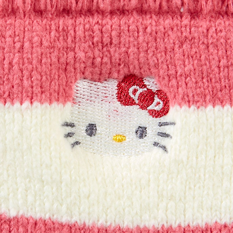 Hello Kitty Cozy Cuff Striped Lounge Socks Accessory Japan Original   