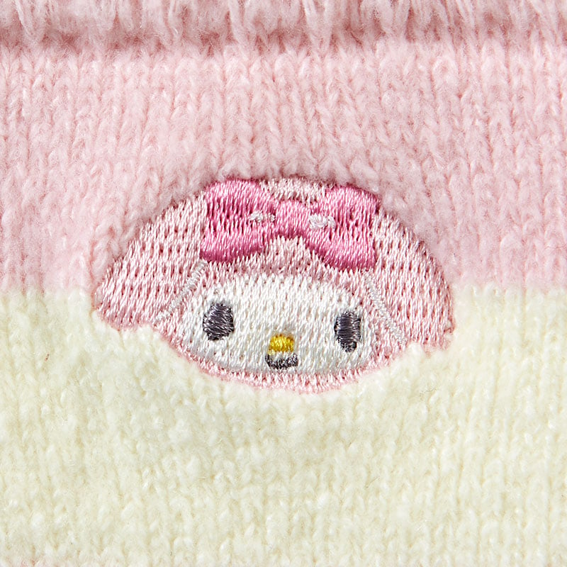 My Melody Cozy Cuff Striped Lounge Socks Accessory Japan Original   