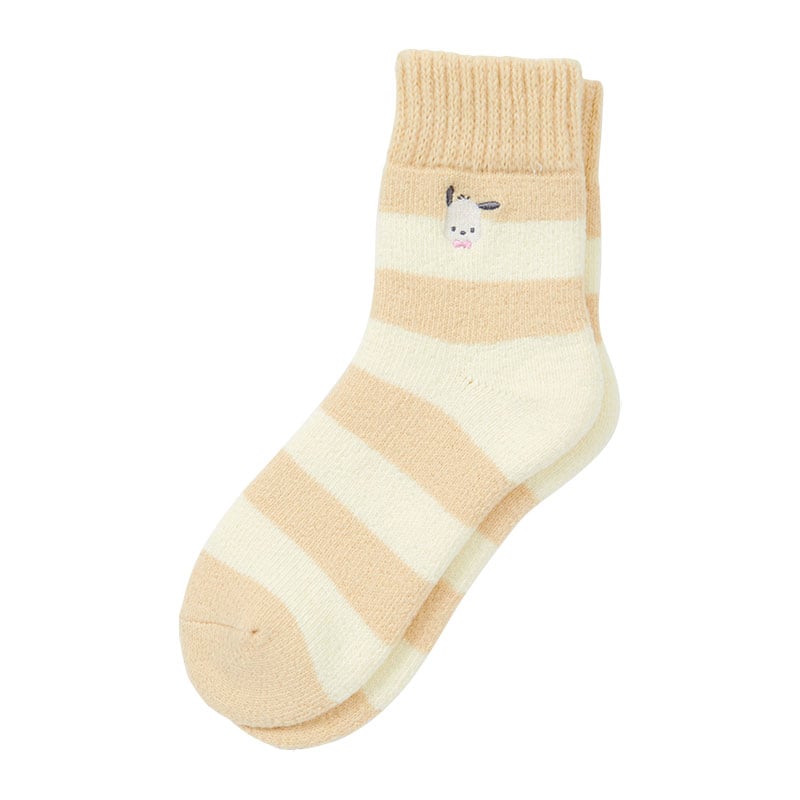 Pochacco Cozy Cuff Striped Lounge Socks Accessory Japan Original   