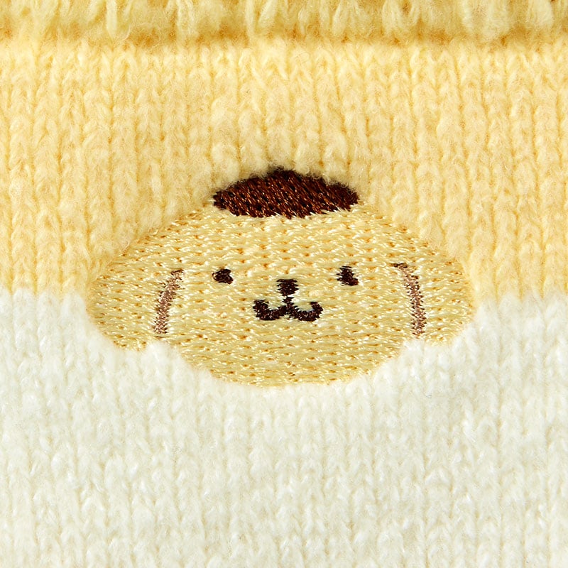 Pompompurin Cozy Cuff Striped Lounge Socks Accessory Japan Original   