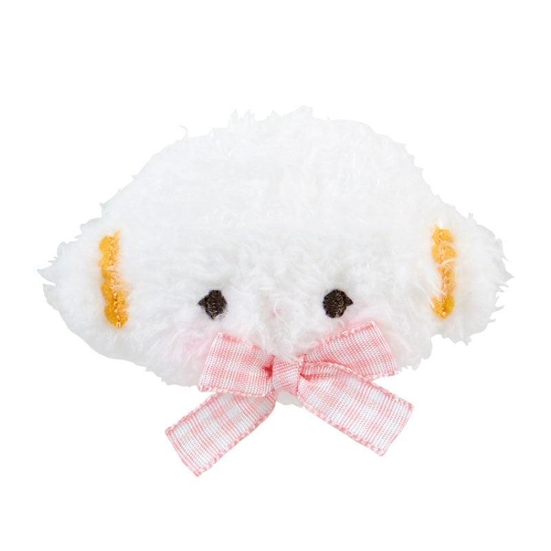 Cogimyun Plush Hair Clip (Gingham Bow) Accessory Japan Original   