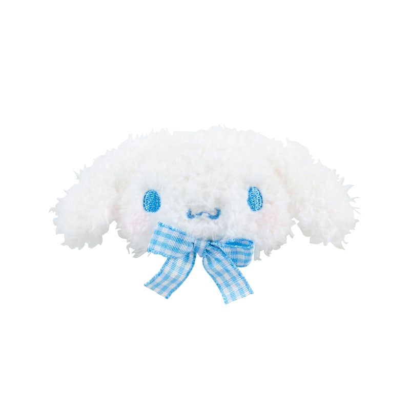 Cinnamoroll Plush Hair Clip (Gingham Bow) Accessory Japan Original   