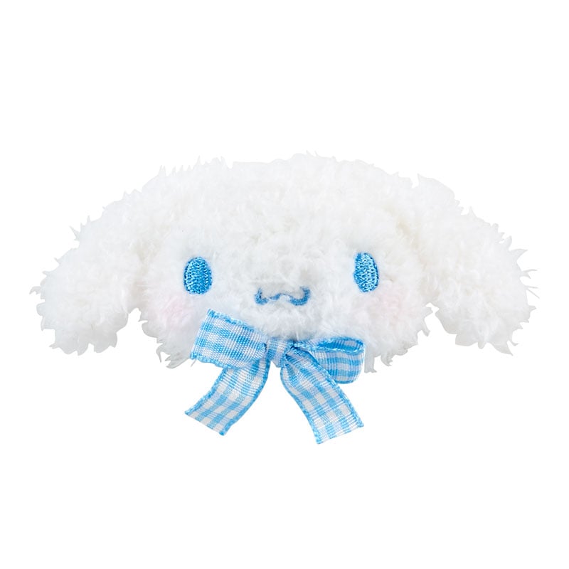 Cinnamoroll Plush Hair Clip (Gingham Bow) Accessory Japan Original   