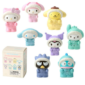 Sanrio Characters Mini Figurine Blind Box (Winter Snowsuit Series) Plush Japan Original   