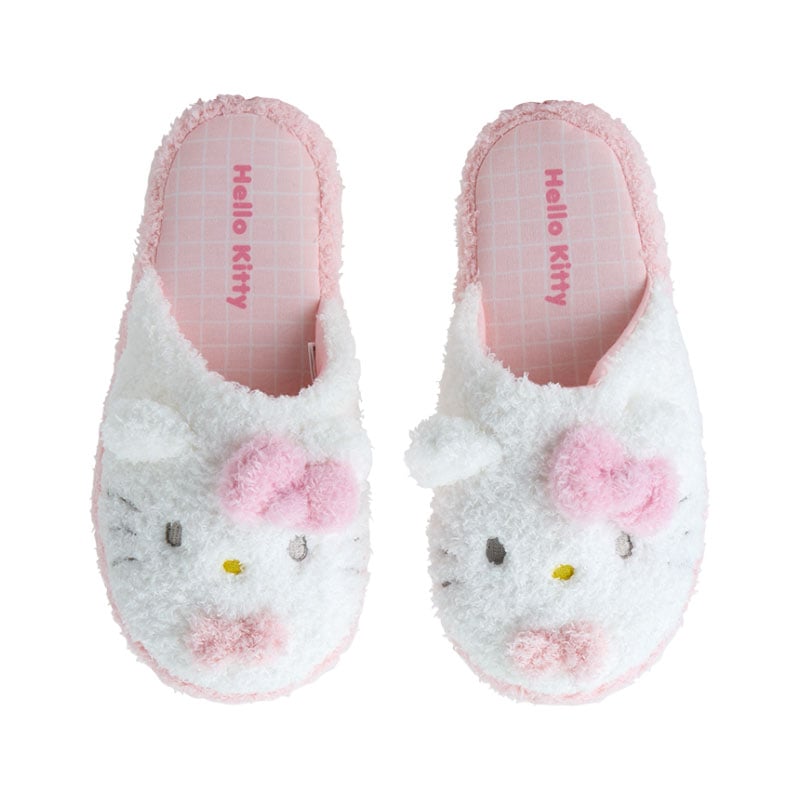 Hello Kitty Cozy Sherpa Adult Slippers Shoes Japan Original   