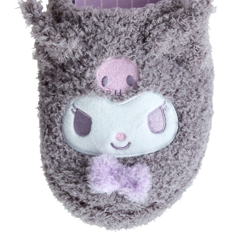 Kuromi Cozy Sherpa Adult Slippers Shoes Japan Original   