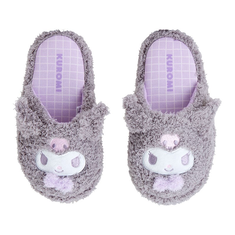 Kuromi Cozy Sherpa Kids Slippers Kids Japan Original   