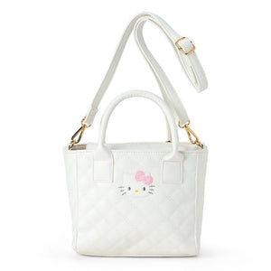 Hello Kitty 2-Way Mini Quilted Tote Bag Bags Japan Original   