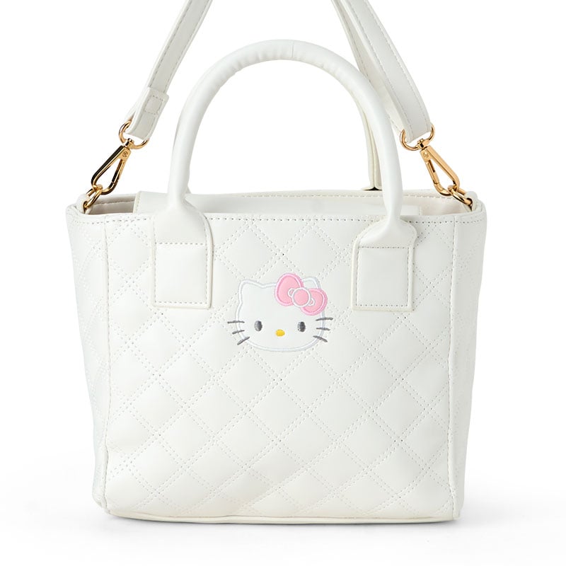 Hello Kitty 2-Way Mini Quilted Tote Bag Bags Japan Original   