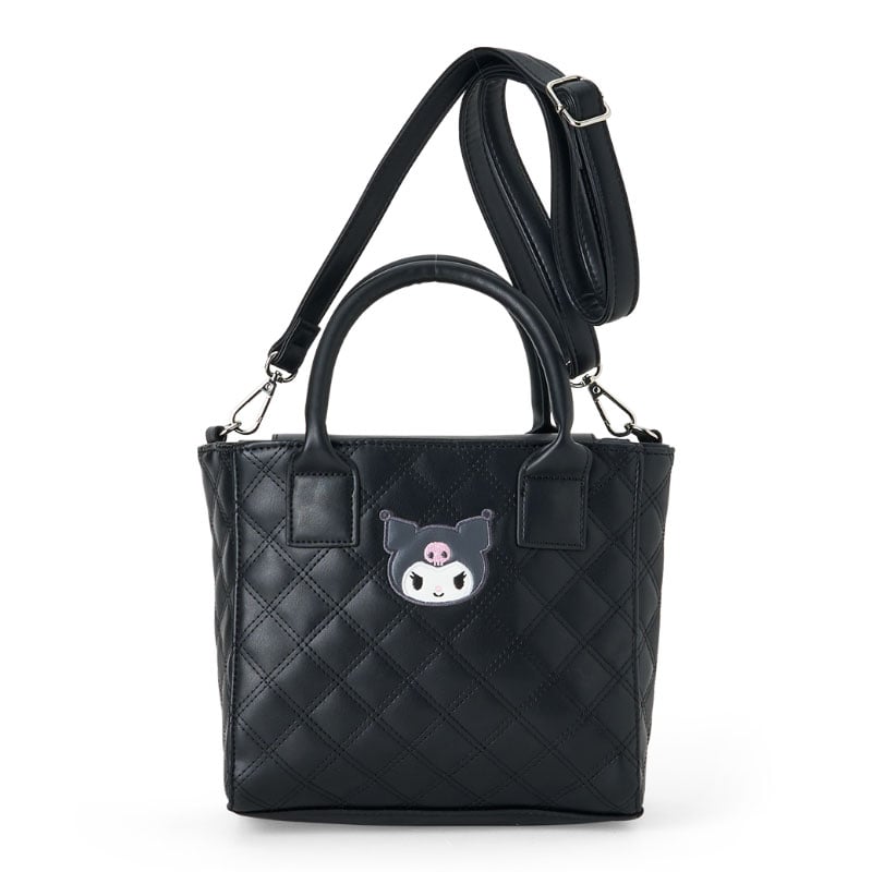 Kuromi 2-Way Mini Quilted Tote Bag Bags Japan Original   