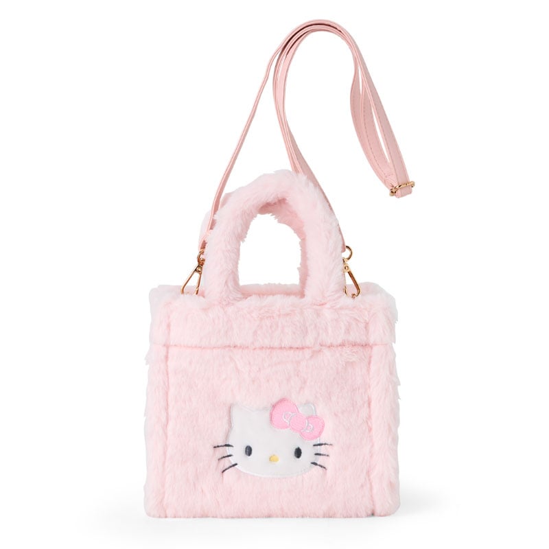 Hello Kitty Plush 2-Way Mini Tote Bags Japan Original   