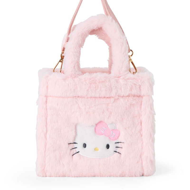 Hello Kitty Plush 2-Way Mini Tote Bags Japan Original   