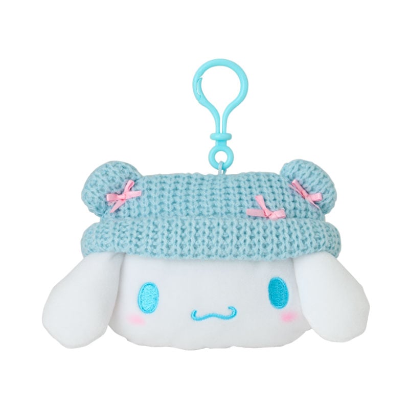 Cinnamoroll Cozy Cap Mascot Clip Pouch Accessory Japan Original   