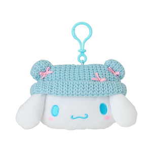 Cinnamoroll Cozy Cap Mascot Clip Pouch Accessory Japan Original   