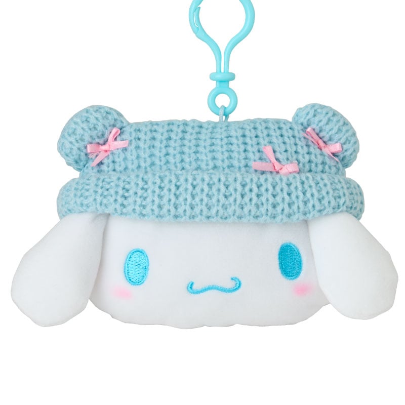 Cinnamoroll Cozy Cap Mascot Clip Pouch Accessory Japan Original   