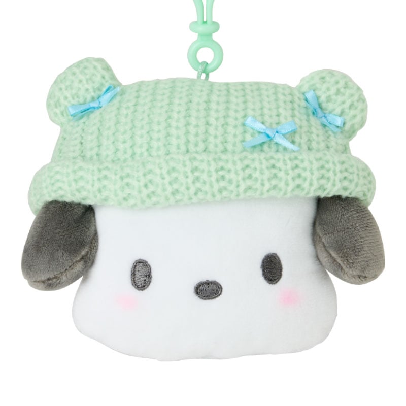 Pochacco Cozy Cap Mascot Clip Pouch Accessory Japan Original   