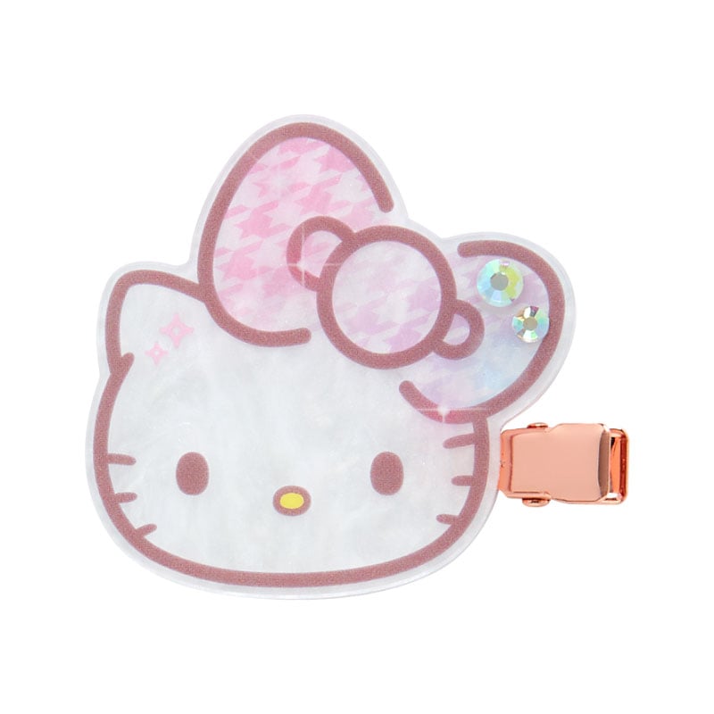 Hello Kitty Mini Hair Clip Set 50th Anniv. (Fashionable Ribbons Series) Accessory Japan Original