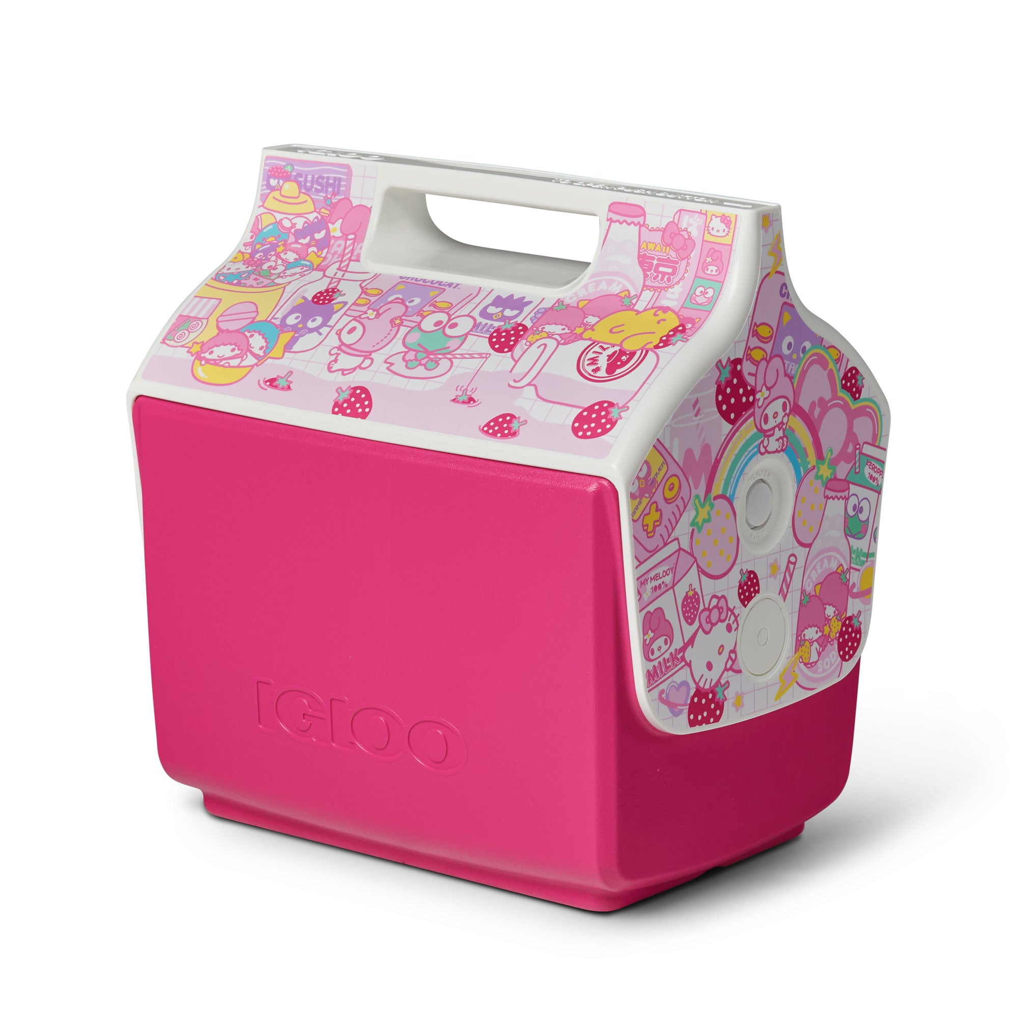 Hello Kitty and Friends Igloo Strawberry Milk Little Playmate Cooler Travel Igloo Products Corp