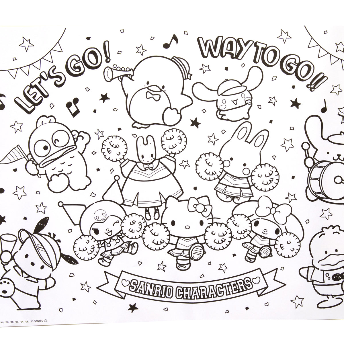 Sanrio Coloring Book: Great Gift With With Many Hand-Drawn