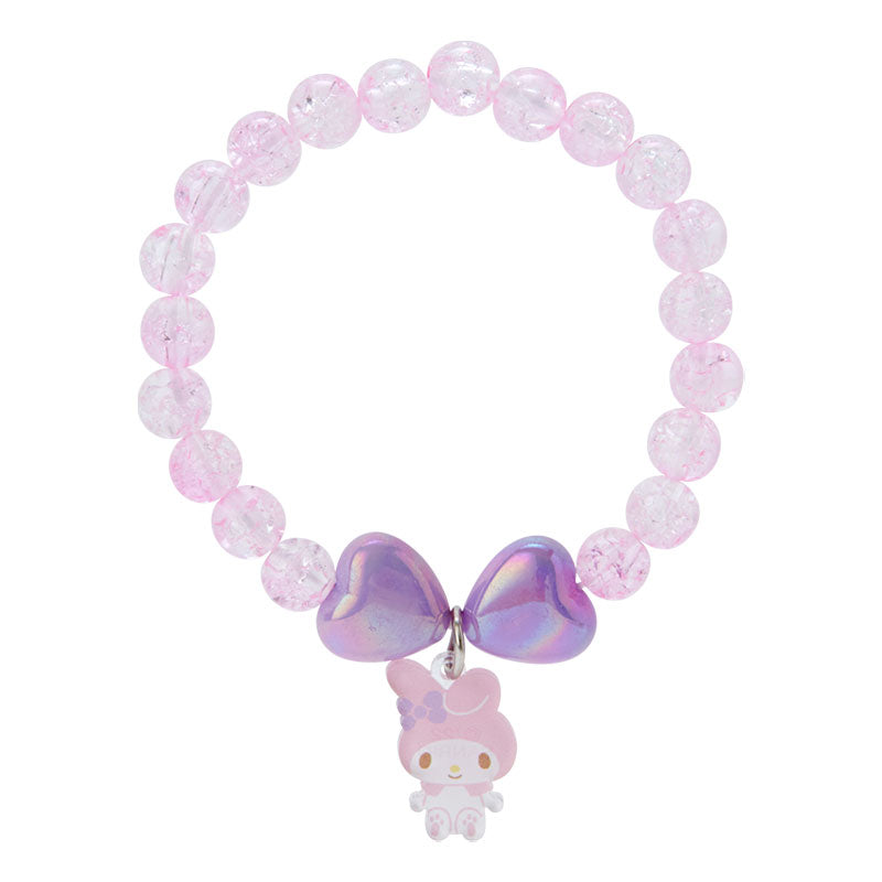 Hello Kitty Sanrio Cherry Charm Bracelet Mismatched Beaded Jewellery  Rainbow Fun
