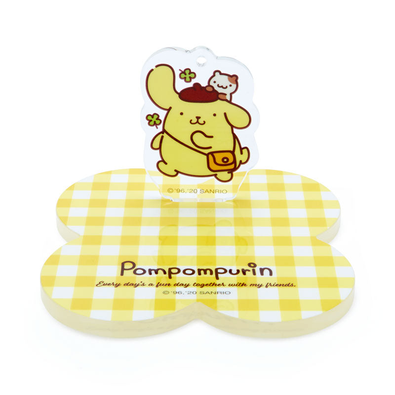 Pompompurin Plush Stand Set Home Goods Sanrio   