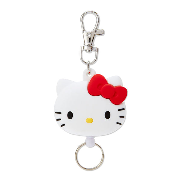 Sanrio Kawaii Hello Kitty Pink bow Retractable Badge Reel ID Holder Medical  Gift 