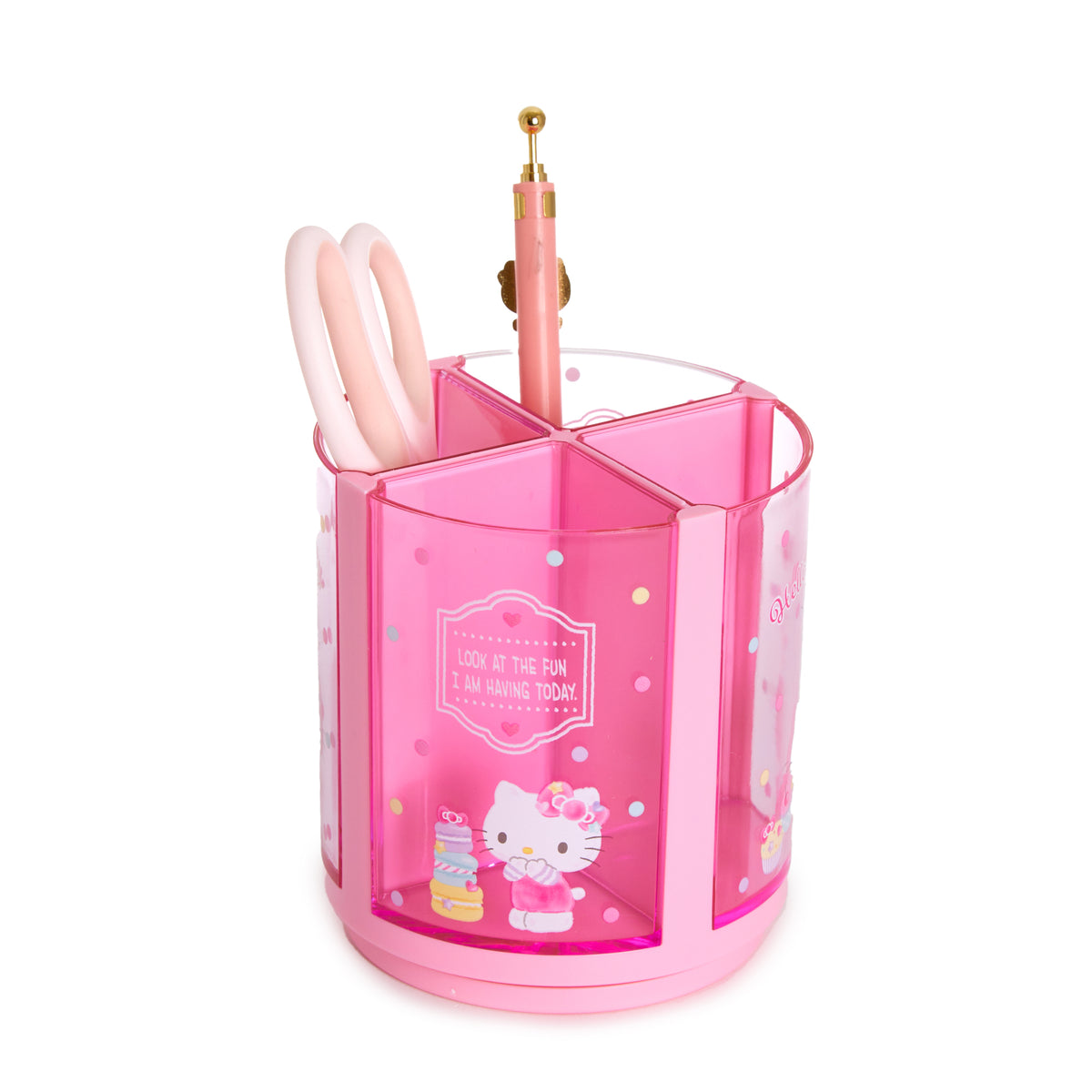 Hello Kitty Rotating Pen Stand (Sweets Series) Home Goods Japan Original   