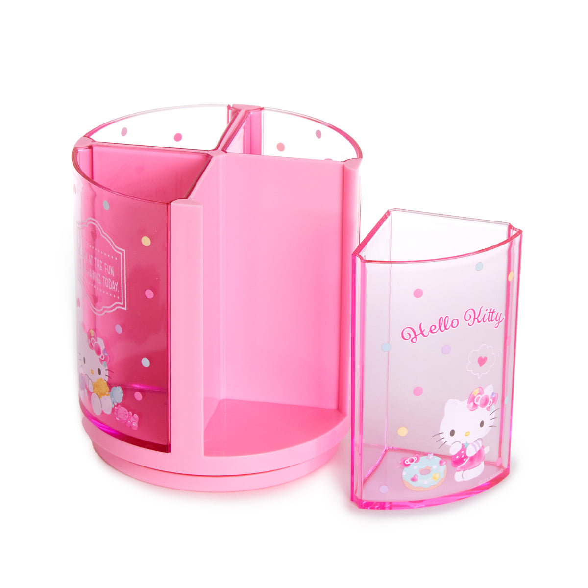 Hello Kitty Rotating Pen Stand (Sweets Series) Home Goods Japan Original   