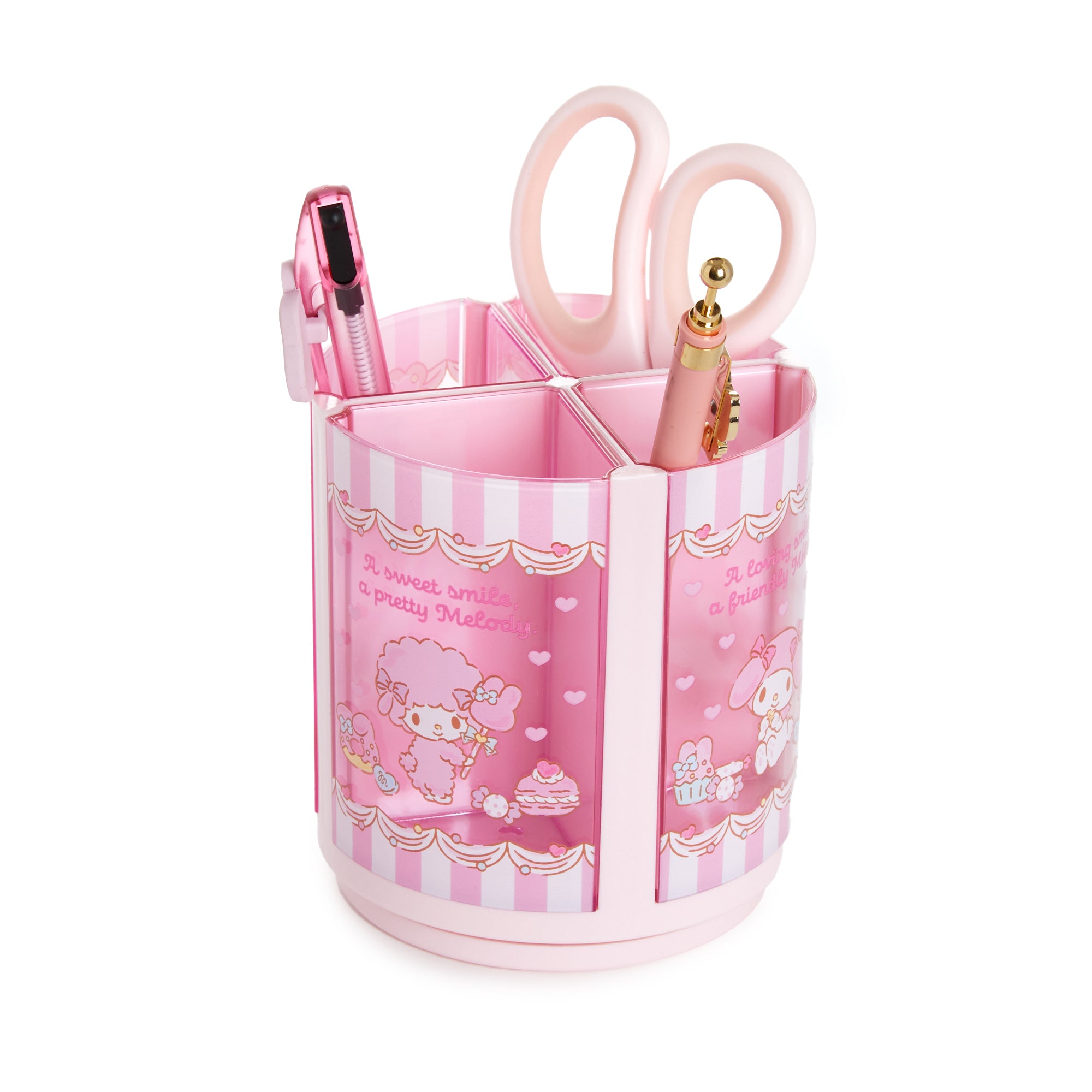 My Melody Rotating Pen Stand (Sweets Series) Home Goods Japan Original   