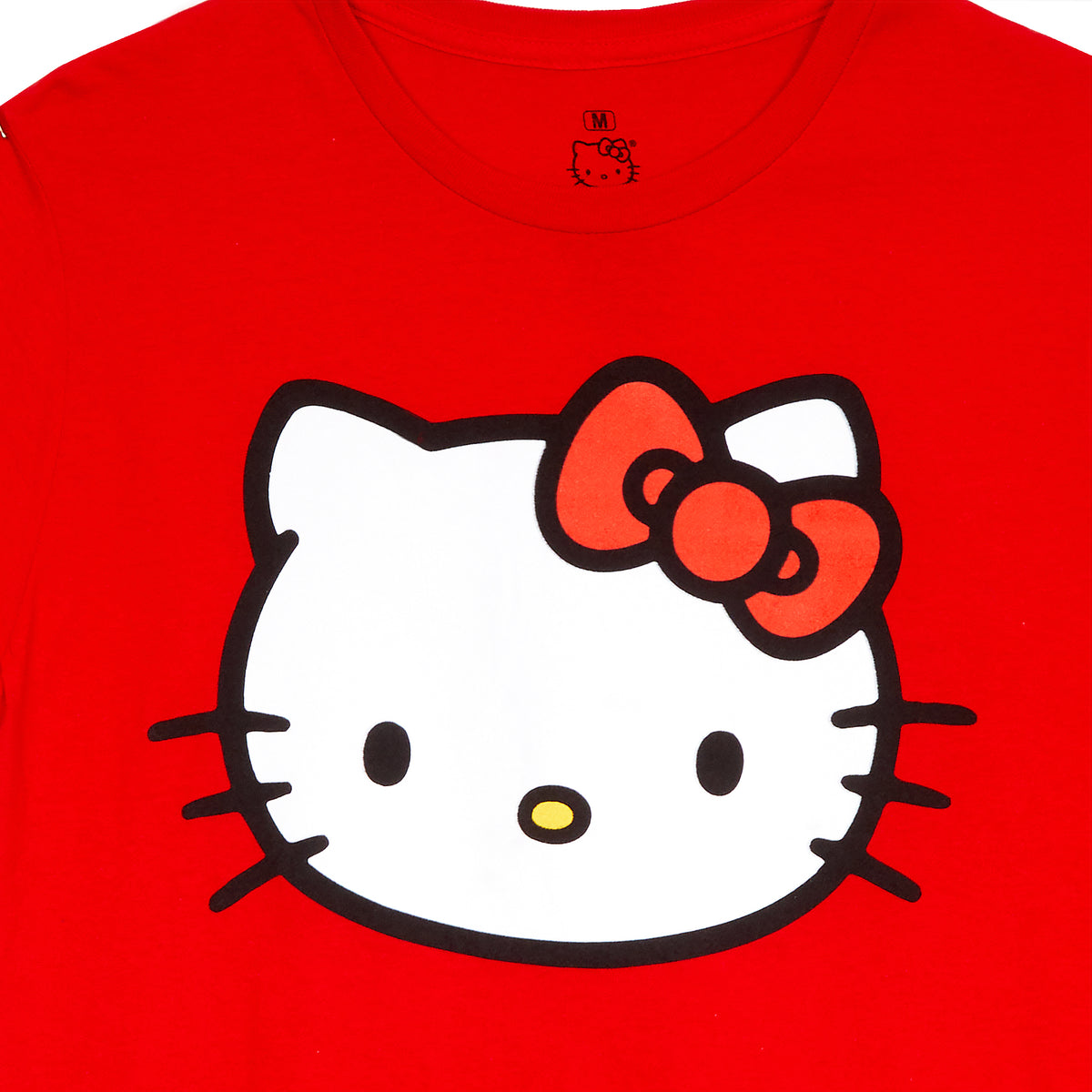 Women's Hello Kitty By Sanrio Black Graphic Pullover T-Shirt 100% Cotton  2XL