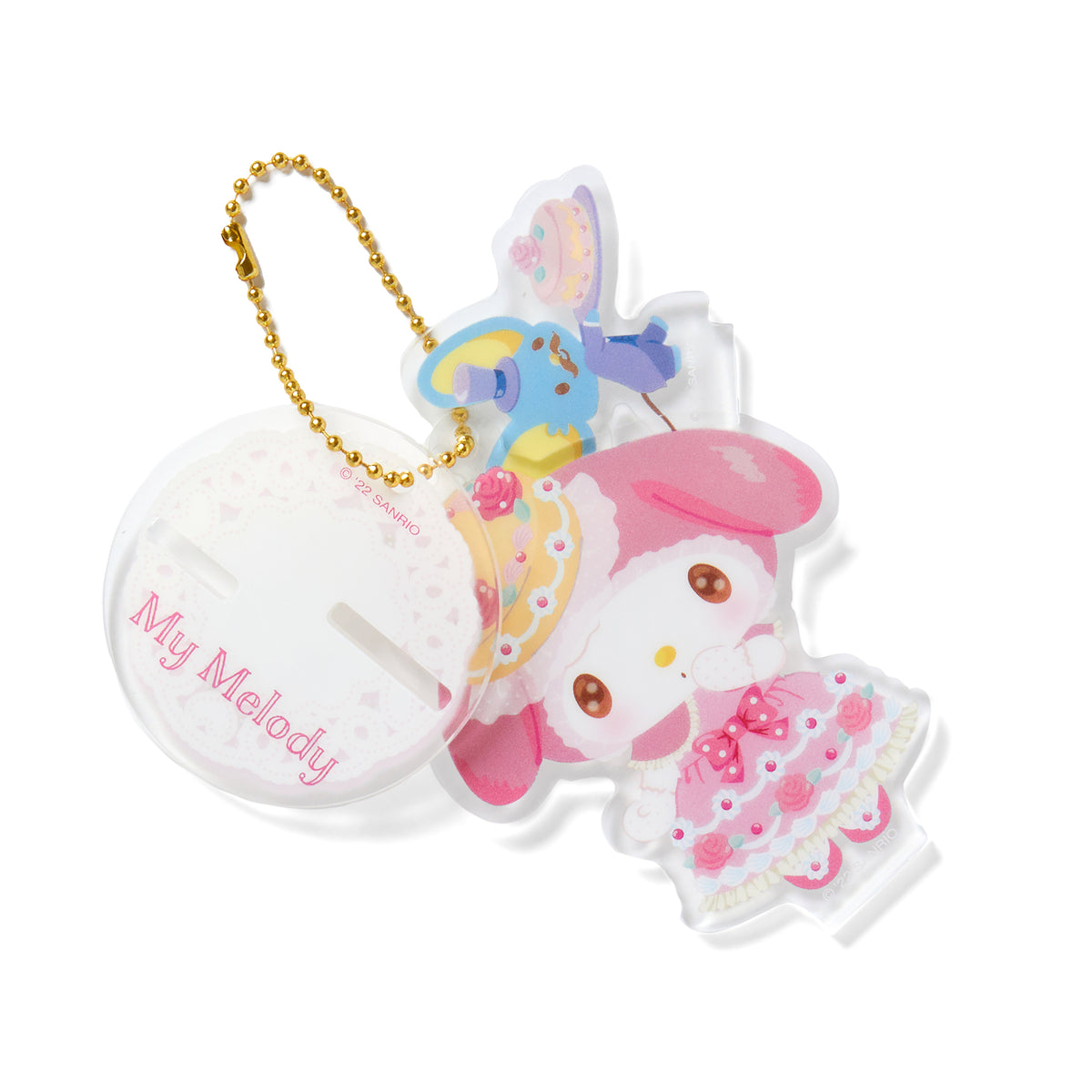 New Kawaii Sanrio Hello Kitty Kuromi Melody Cake Series Keychain