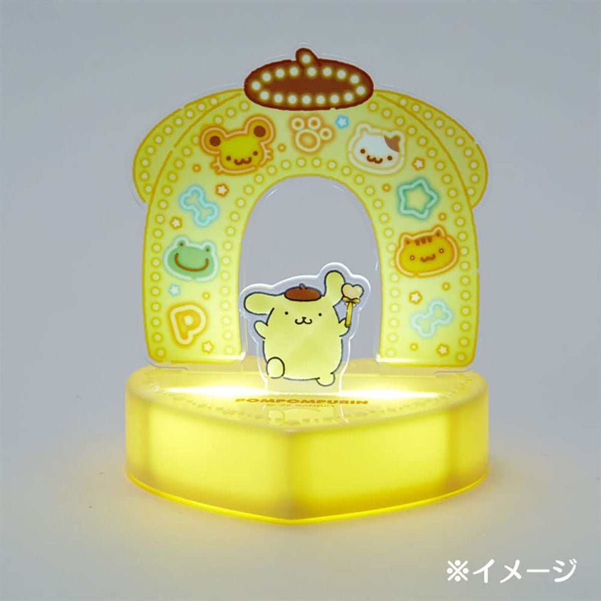 Pompompurin Acrylic Light-Up Display Home Goods Japan Original   