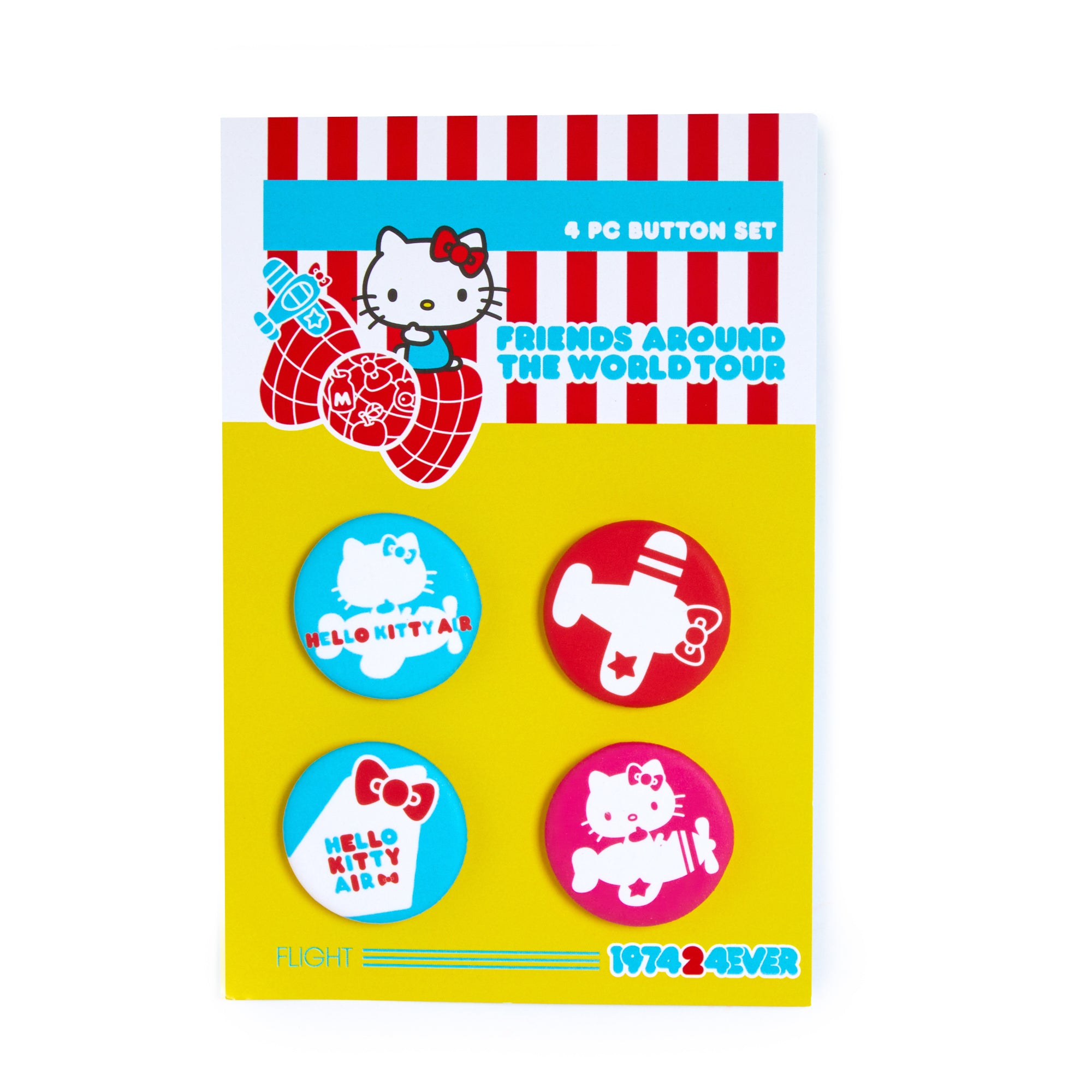 Japan Hello Kitty Pins (Set of 4 Pieces)