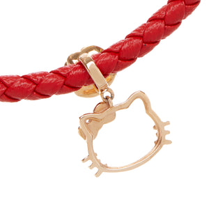 Hello Kitty x Chow Tai Fook Rose Silhouette 18K Gold Red Bracelet Jewelry Chow Tai Fook   