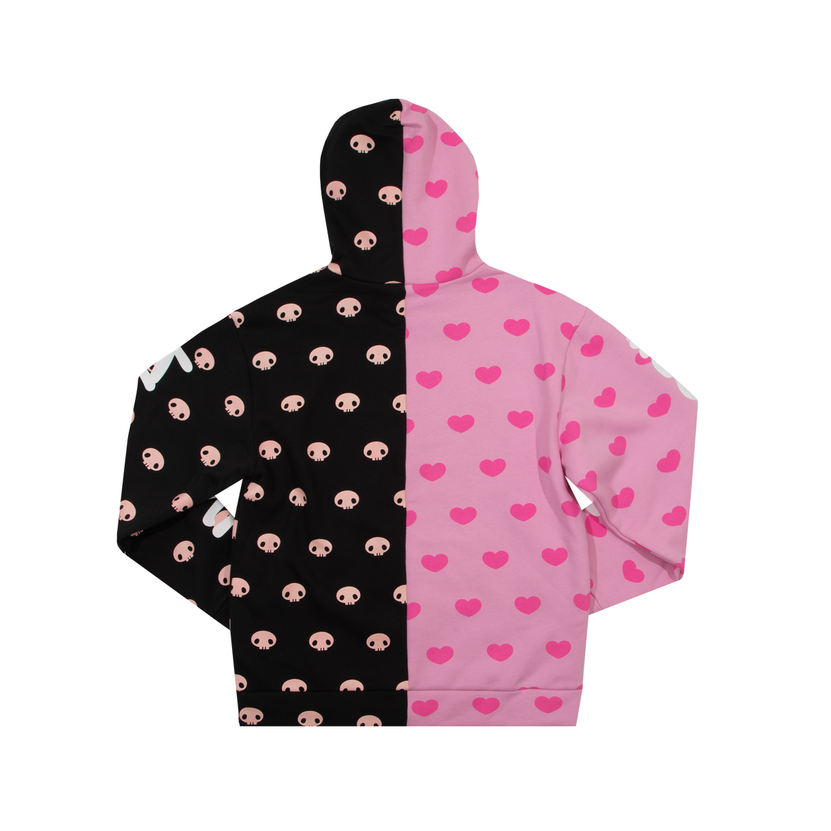 Sanrio my melody & kuromi split hoodie sale