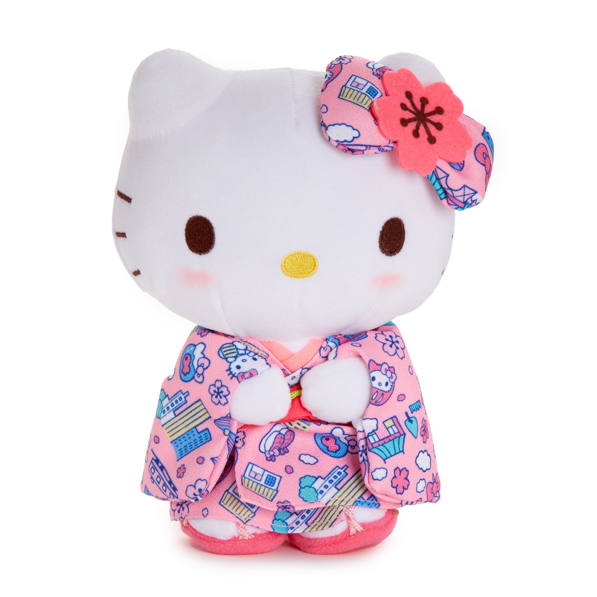 August 31, 2018, Tokyo, Japan - Japanese toy giant Tomy's doll Licca wears Hello  Kitty designed dress and a bag 